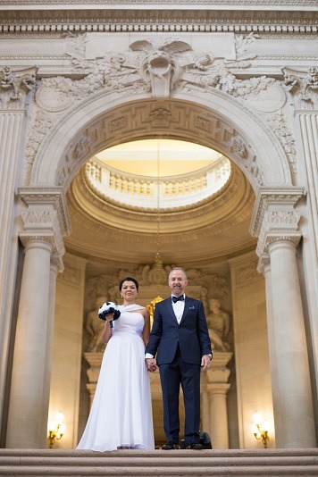 San Francisco City Hall newlyweds