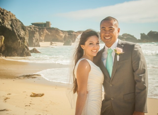 beach wedding in california