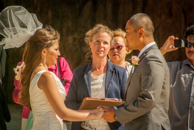 beach wedding in california