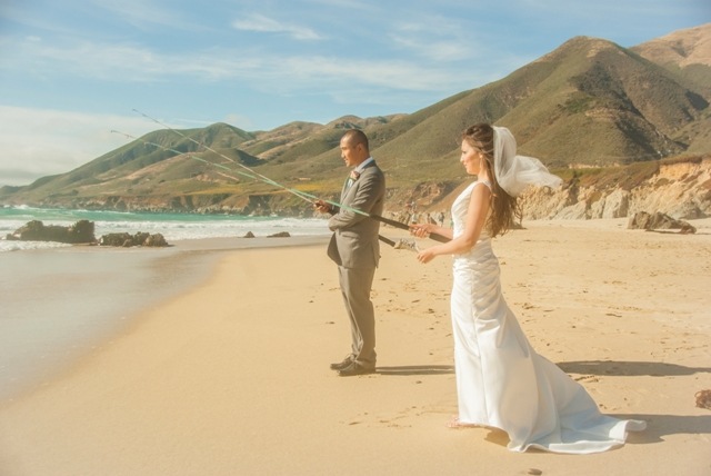 fishing newlyweds