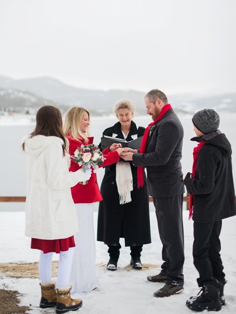 ceremony by the lake