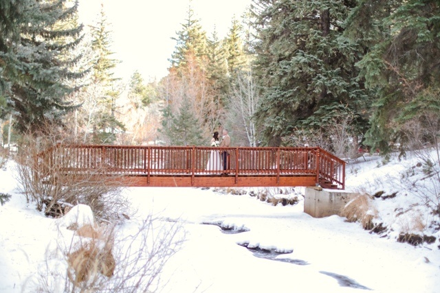 winter wedding Rocky Mountain National Park