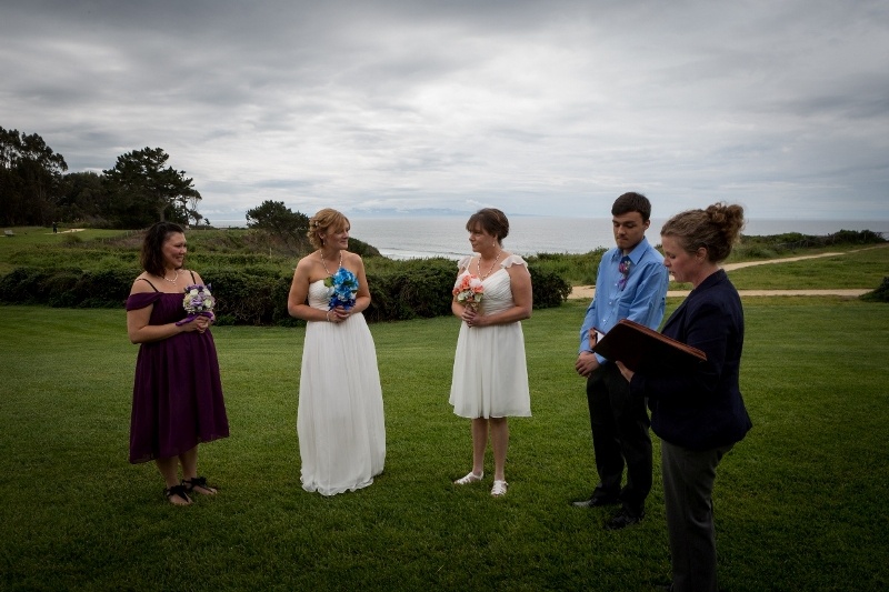 destination wedding ceremony in california