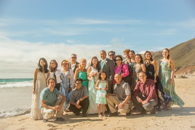 guests on the beach