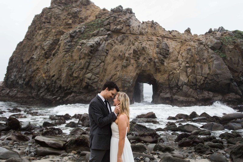 A Pfeiffer Beach Wedding For Ashlyn And Danny