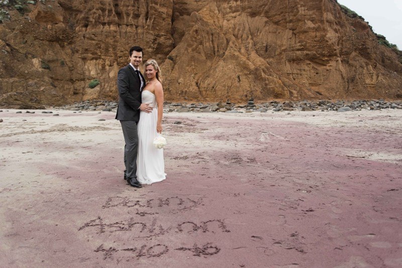 A Pfeiffer Beach Wedding For Ashlyn And Danny