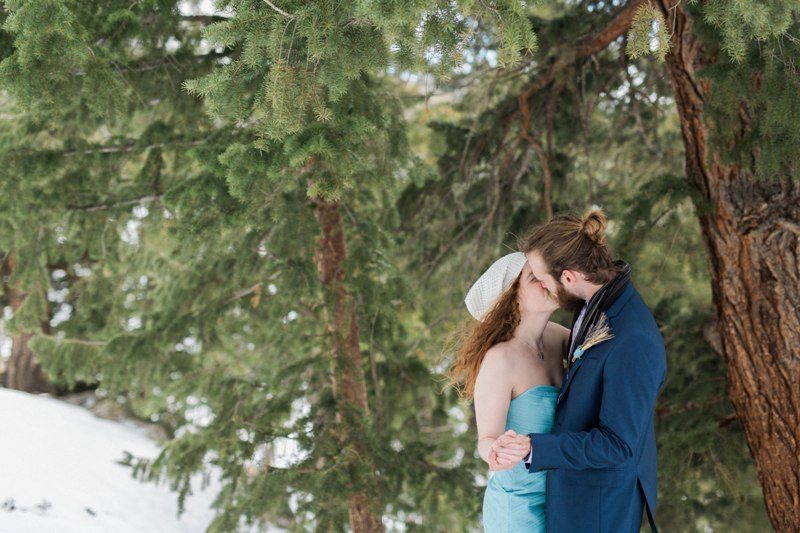 married atop a mountain in Colorado