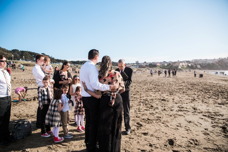 California beach wedding