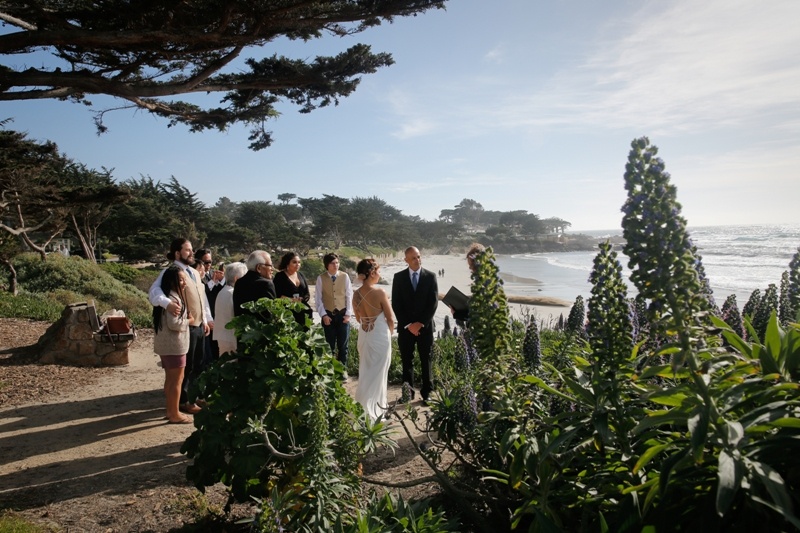 Married on the beach in California