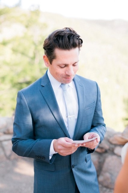 wedding ceremony on the shores of Lake Dillon