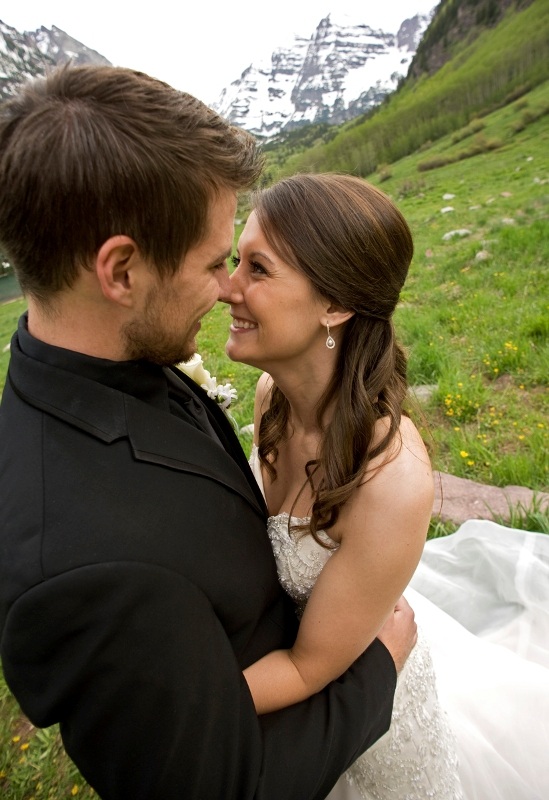 wintry wedding in aspen