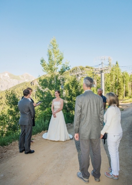elopement ceremony telluride mountain