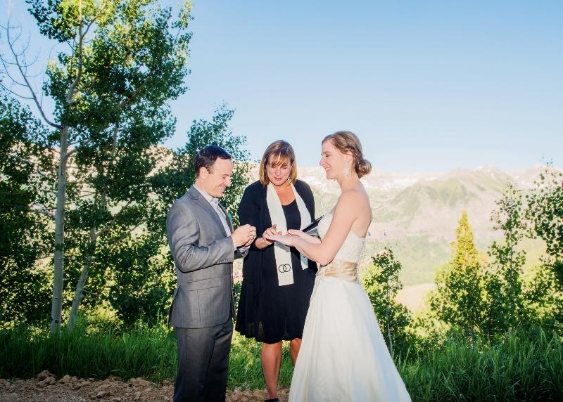 Colorado wedding ceremony