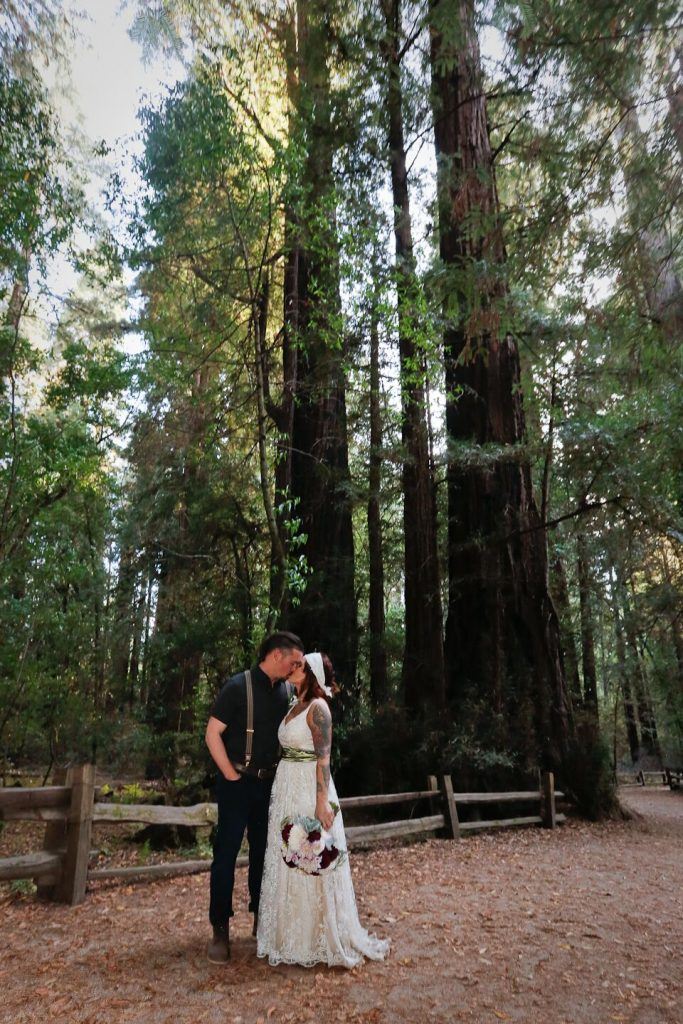 santa cruz wedding redwoods
