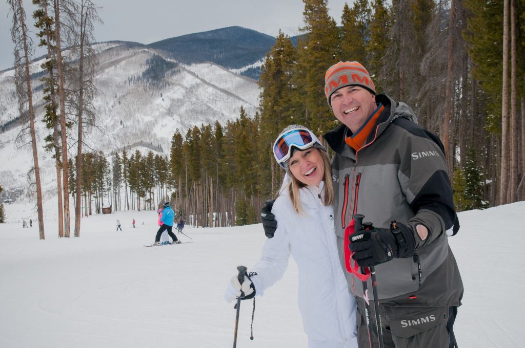 ski slope wedding