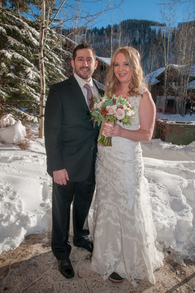 vail winter wedding