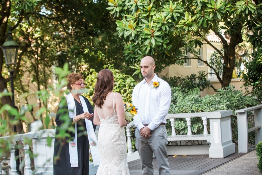 Intiamte garden wedding in San Francisco