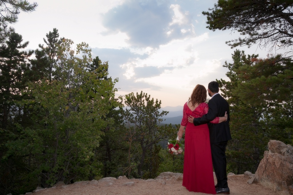wedding overlook in boulder