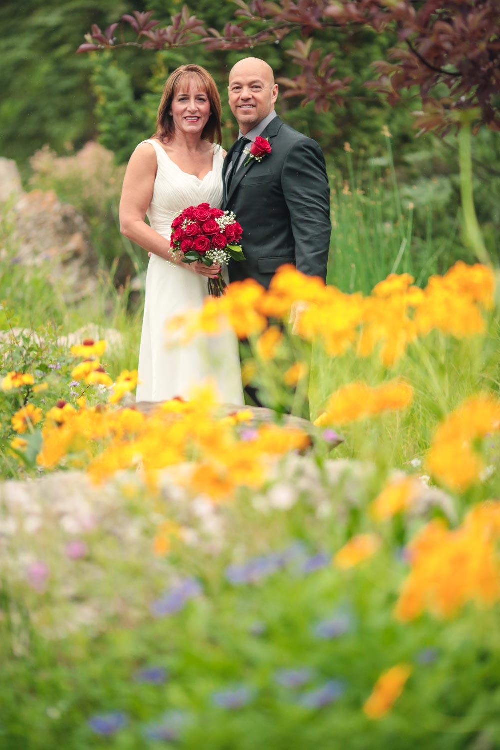 Vail elopement at Betty Ford Gardens