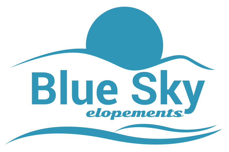 Blue Sky Elopements Logo