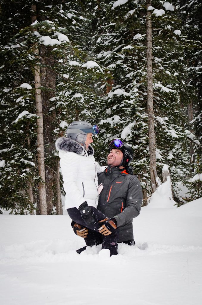 Couple who eloped on the slopes in Telluride