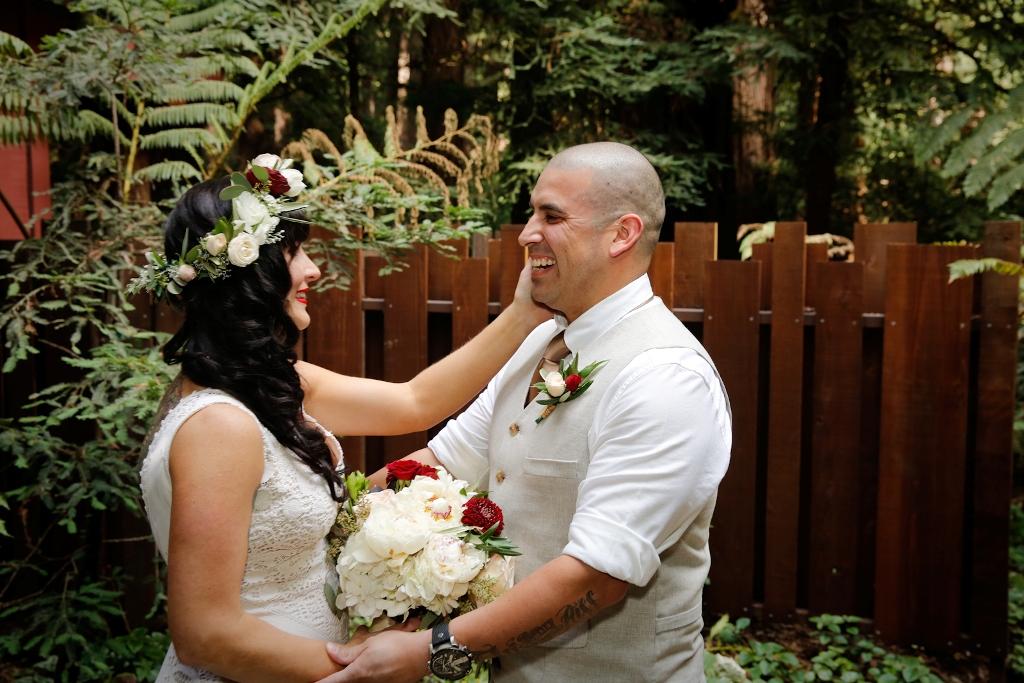 first look - California elopement