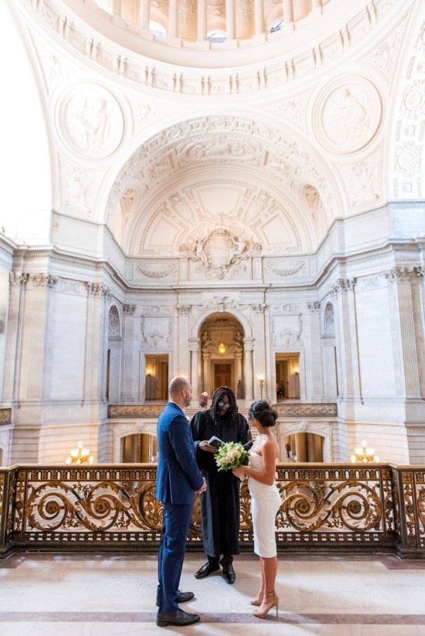 wedding ceremony San Francisco City Hall