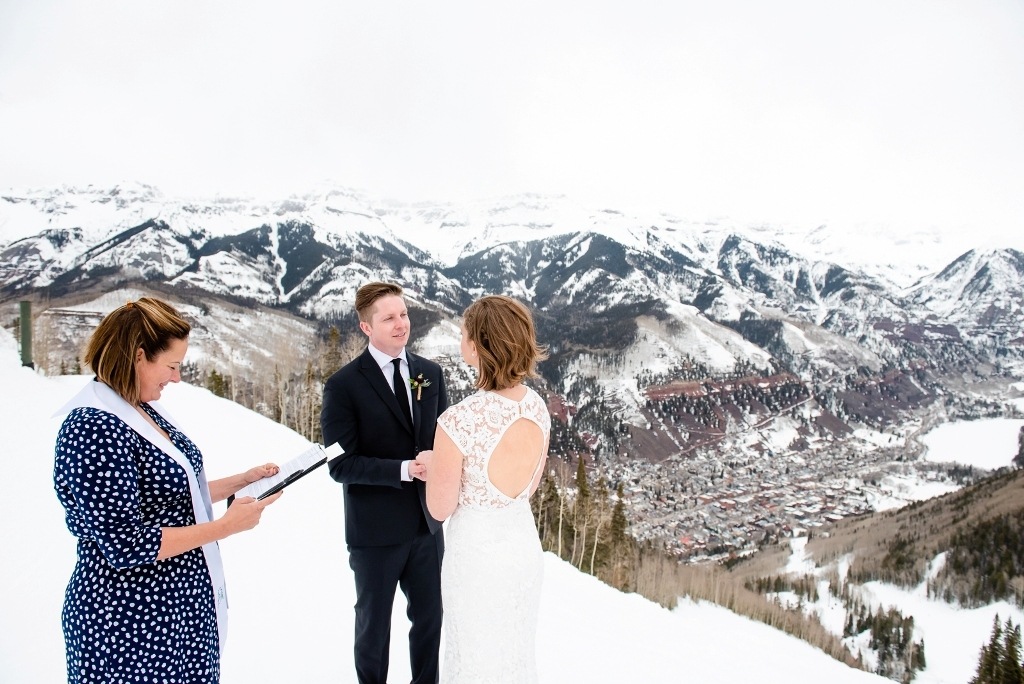 Eloping on the mountain in Telluride