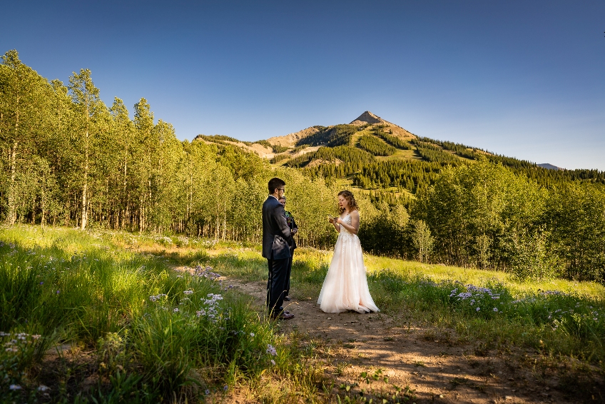 Place to elope in Colorado - Crested Butte