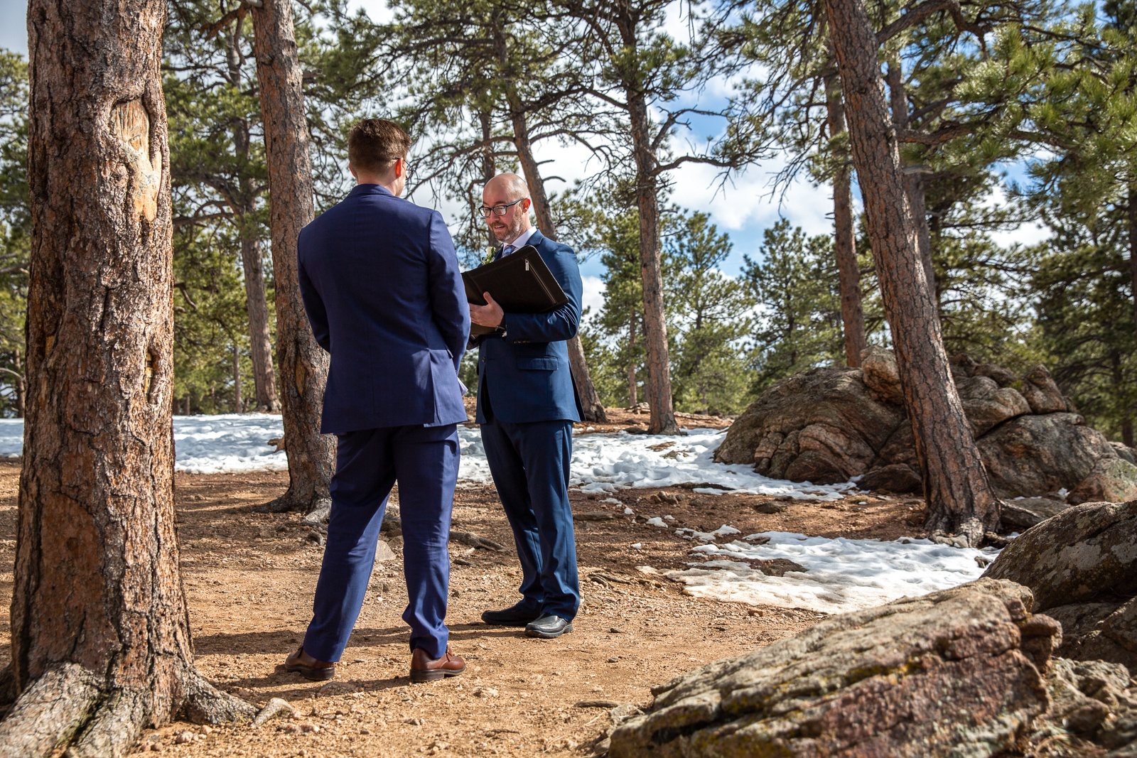 elopement wedding on Lookout Mountain, Golden, Colorado
