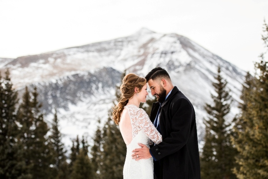Place to elope in Breckenridge in winter