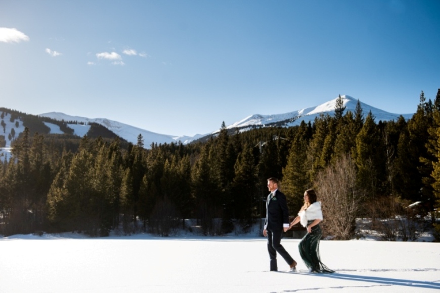 Breckenridge, Colorado winter elopement