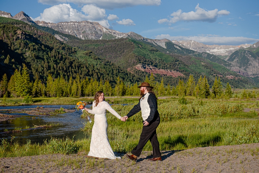 summer elopement at our favorite place in Telluride