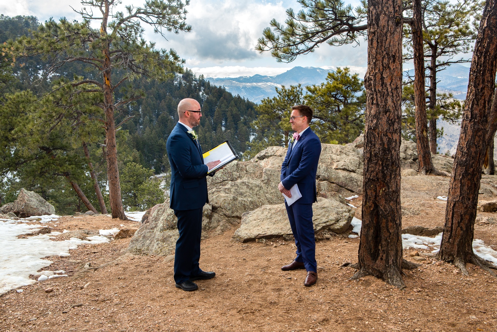 Lookout Mountain elopement wedding ceremony