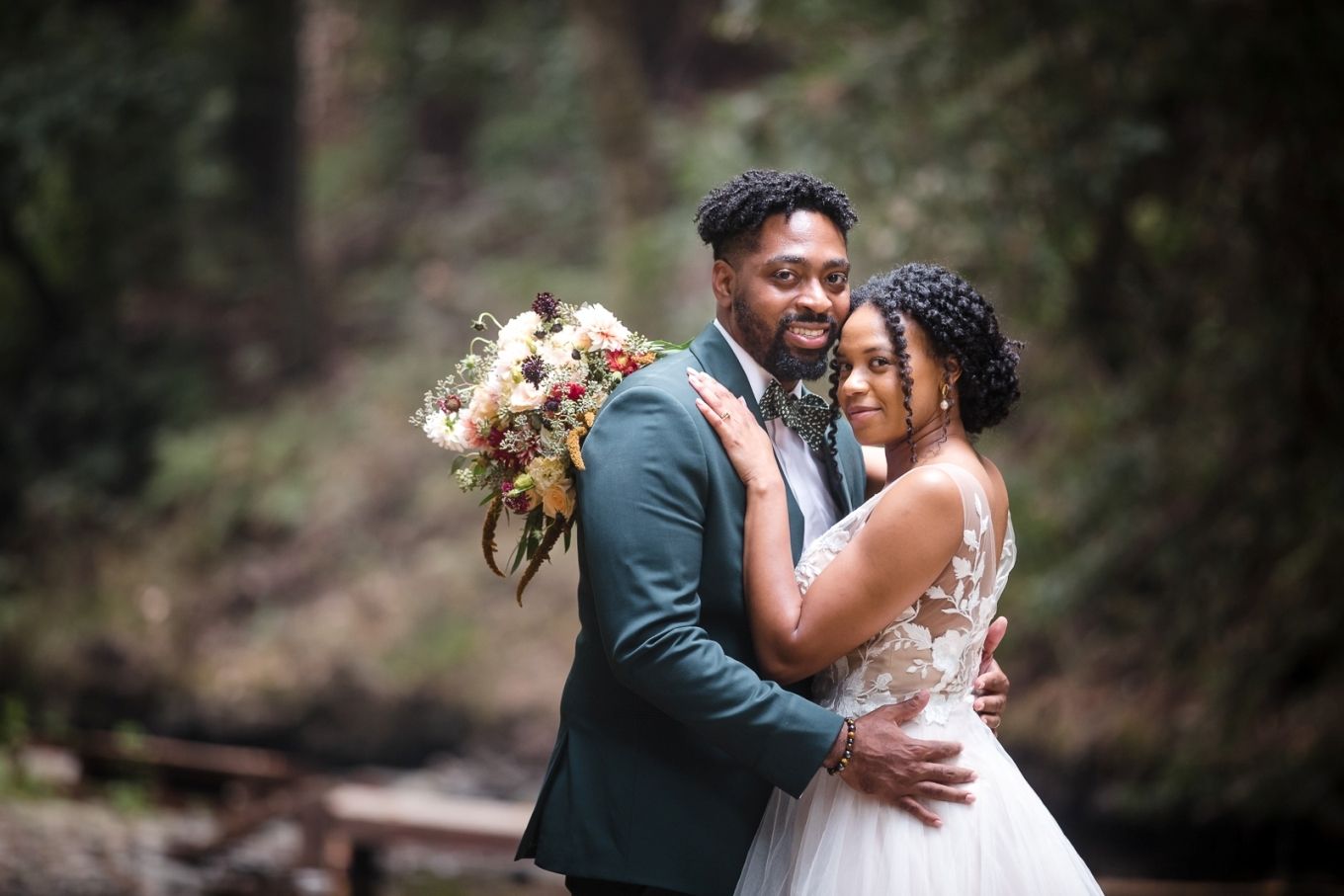 A Lighthearted Enchanted Forest Wedding for Amara and Kalan