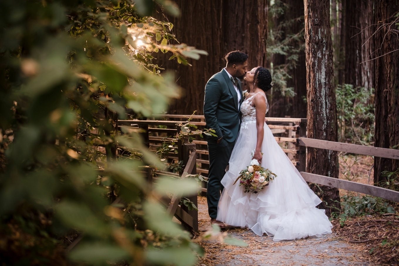 A Lighthearted Enchanted Forest Wedding for Amara and Kalan