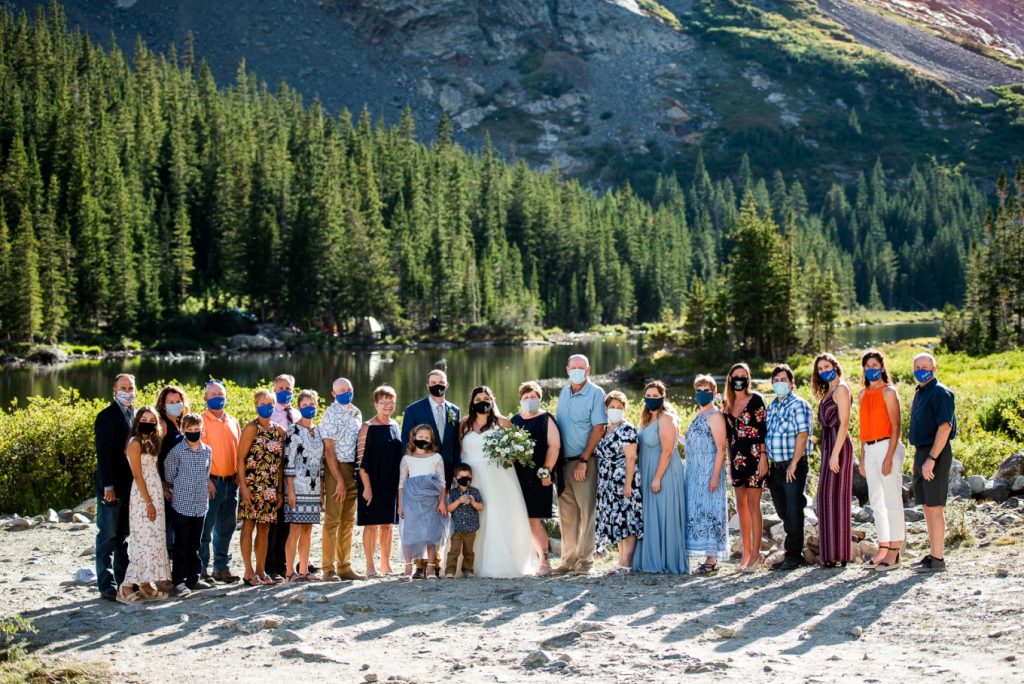all the guests - Breckenridge micro-wedding