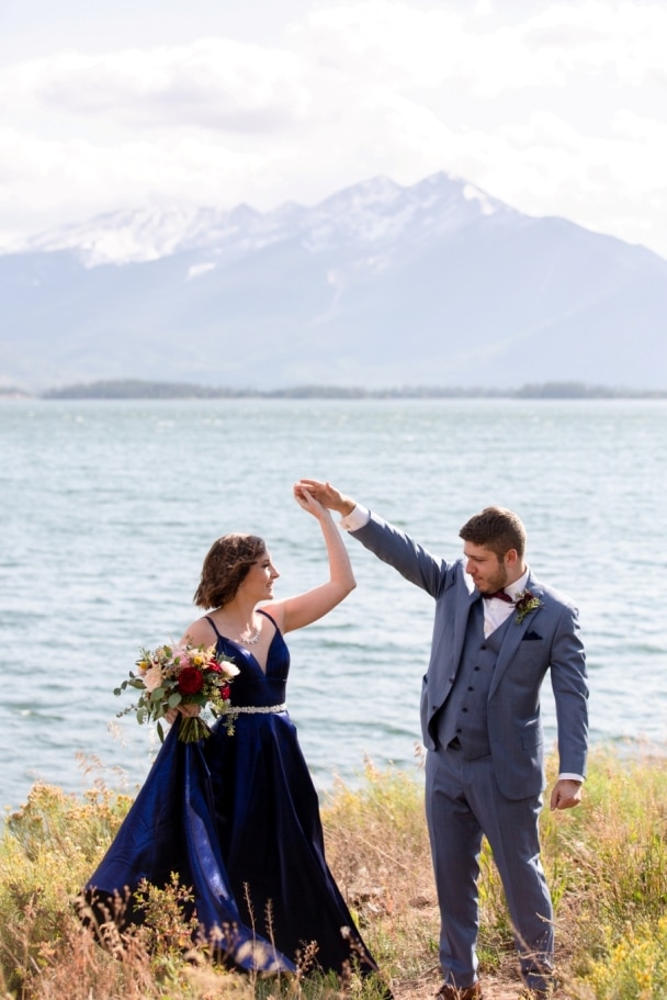 pre-elopement dance on the beach