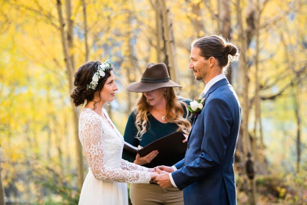 Julia and Kyles elopement ceremony