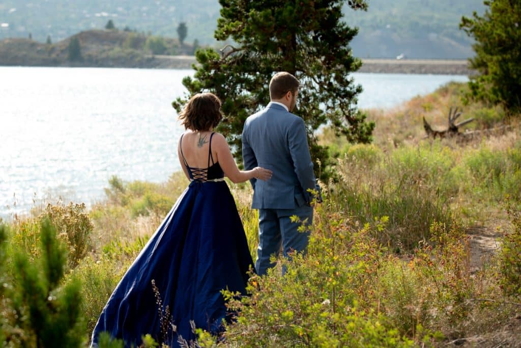 first look - Lake Dillon elopement