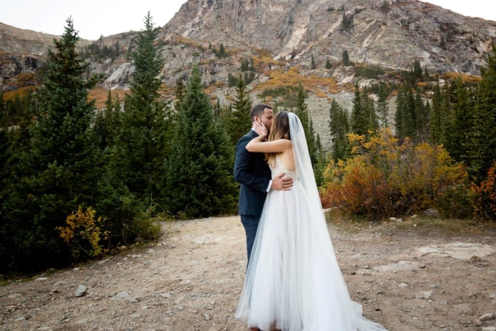 Breckenridge wedding couple