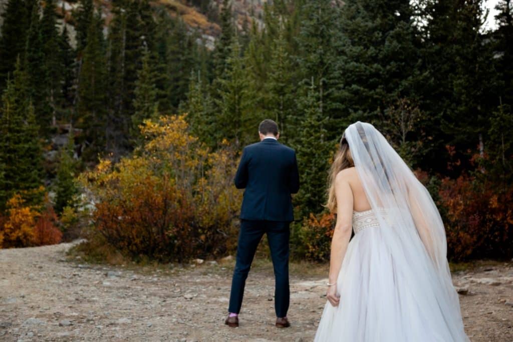 A Breckenridge wedding - the first look