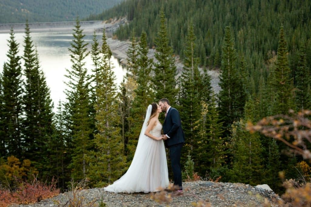 Lakeside wedding in Breckenridge