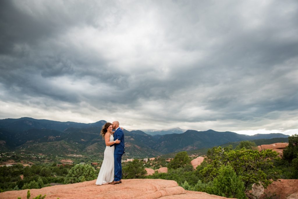 Garden of the Gods elopement for Meredith and Jeff