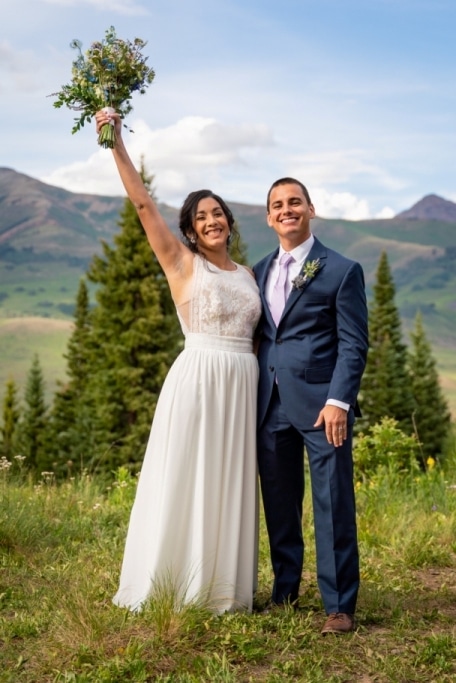 Crested Butte newlyweds