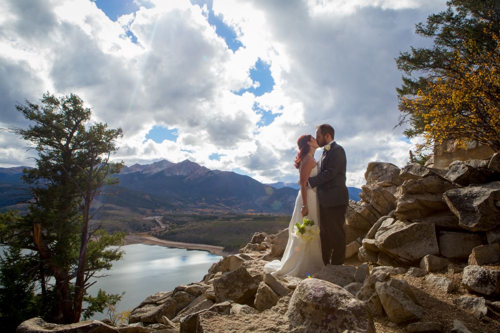eloping at Sapphire Point Overlook