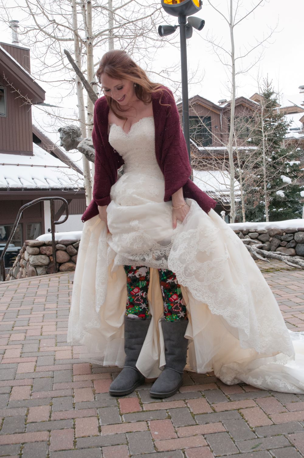 Winter best sale elopement dress